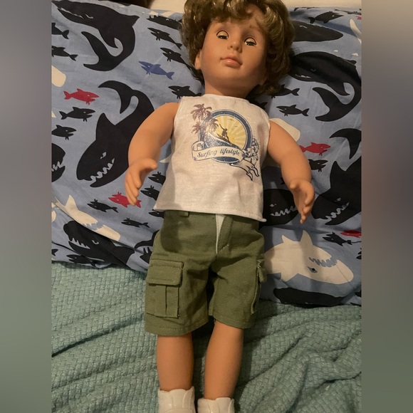 Our Generation Battat Blonde Blue Eyes, Freckles Elliott 18” Boy Doll Rare #OG1 - Picture 1 of 7